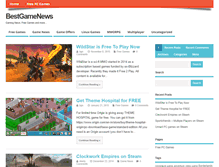 Tablet Screenshot of bestgamenews.com